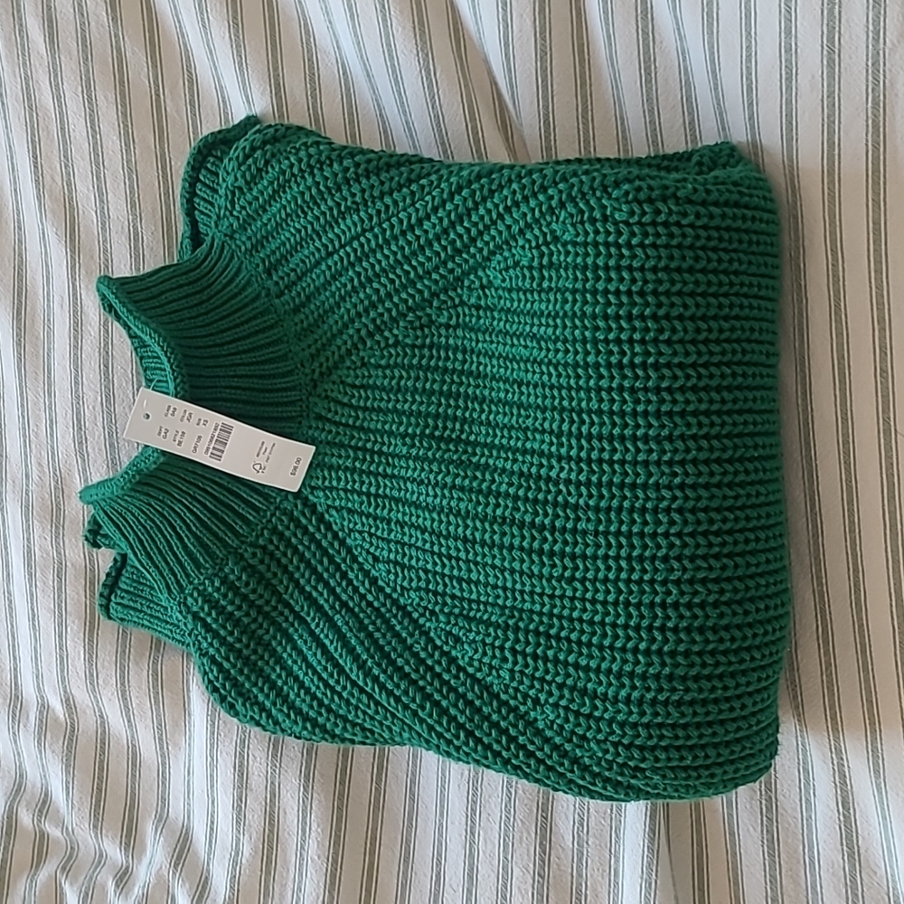Emerald green JCrew sweater